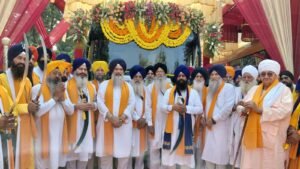 ਪਾਤਸ਼ਾਹੀ ਛੇਵੀਂ ਅਤੇ ਨੌਵੀਂ ਗੁਰਦੁਆਰਾ ਕਰਹਾਲੀ ਸਾਹਿਬ ਤੋਂ ਸਜਾਇਆ ਗਿਆ ਮੀਰੀ ਪੀਰੀ ਖਾਲਸਾ ਮਾਰਚ