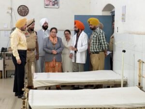 ਪੰਜਾਬ ਅਤੇ ਹਰਿਆਣਾ ਹਾਈ ਕੋਰਟ ਦੇ ਮਾਣਯੋਗ ਜੱਜ ਅਲਕਾ ਸਰੀਨ ਵੱਲੋਂ ਕੇਂਦਰੀ ਜੇਲ੍ਹ ਪਟਿਆਲਾ ਦਾ ਨਿਰੀਖਣ