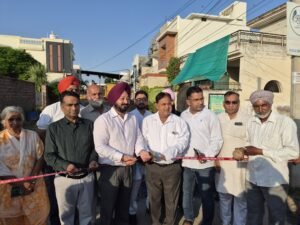ਵਿਧਾਇਕ ਕੋਹਲੀ ਤੇ ਮੇਅਰ ਨੇ 50 ਲੱਖ ਰੁਪਏ ਦੀ ਲਾਗਤ ਨਾਲ ਸੜਕ ਦਾ ਕੀਤਾ ਉਦਘਾਟਨ