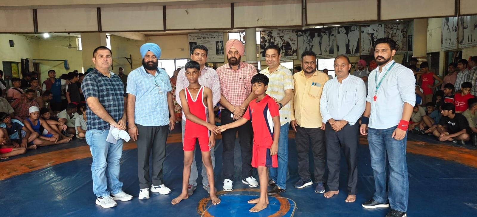 70ਵੇਂ ਜ਼ਿਲ੍ਹਾ ਸਕੂਲ ਟੂਰਨਾਮੈਂਟ ਵਿੱਚ ਫਰੀ ਸਟਾਈਲ ਕੁਸ਼ਤੀਆਂ ਦੇ ਮੁਕਾਬਲਿਆਂ ਦਾ ਹੋਇਆ ਆਗਾਜ਼