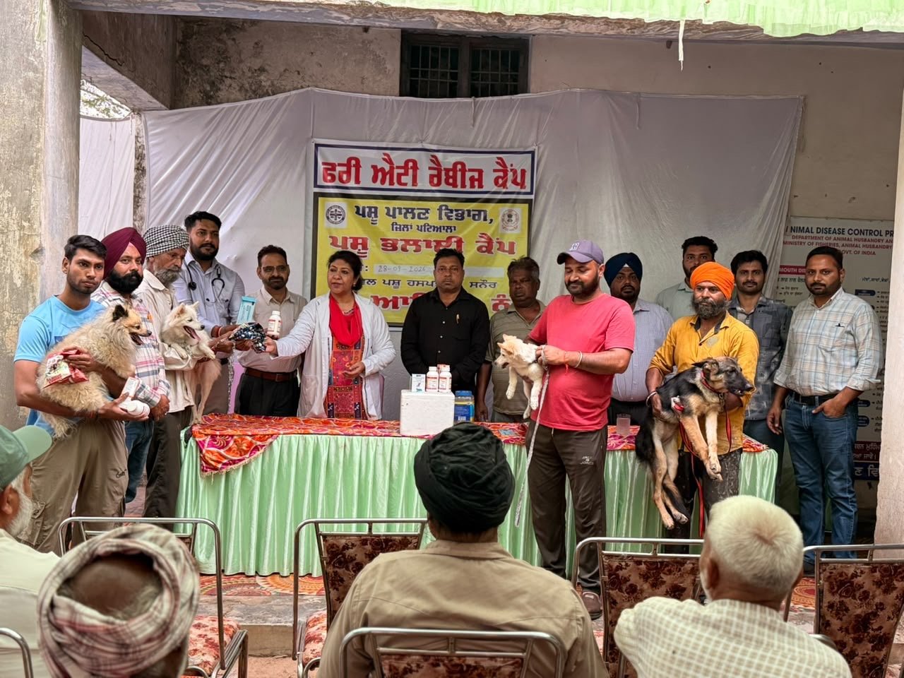 ਪਸ਼ੂ ਪਾਲਣ ਵਿਭਾਗ ਵੱਲੋਂ ਸਿਵਲ ਪਸ਼ੂ ਹਸਪਤਾਲ ਸਨੌਰ ਵਿਖੇ ਮੁਫ਼ਤ ਐਂਟੀ-ਰੈਬੀਜ਼ ਵੈਕਸੀਨੇਸ਼ਨ ਕੈਂਪ